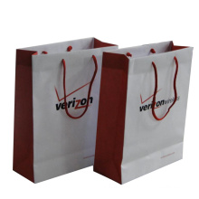 Printed Color Paper Shopping Gift Bag with Logo